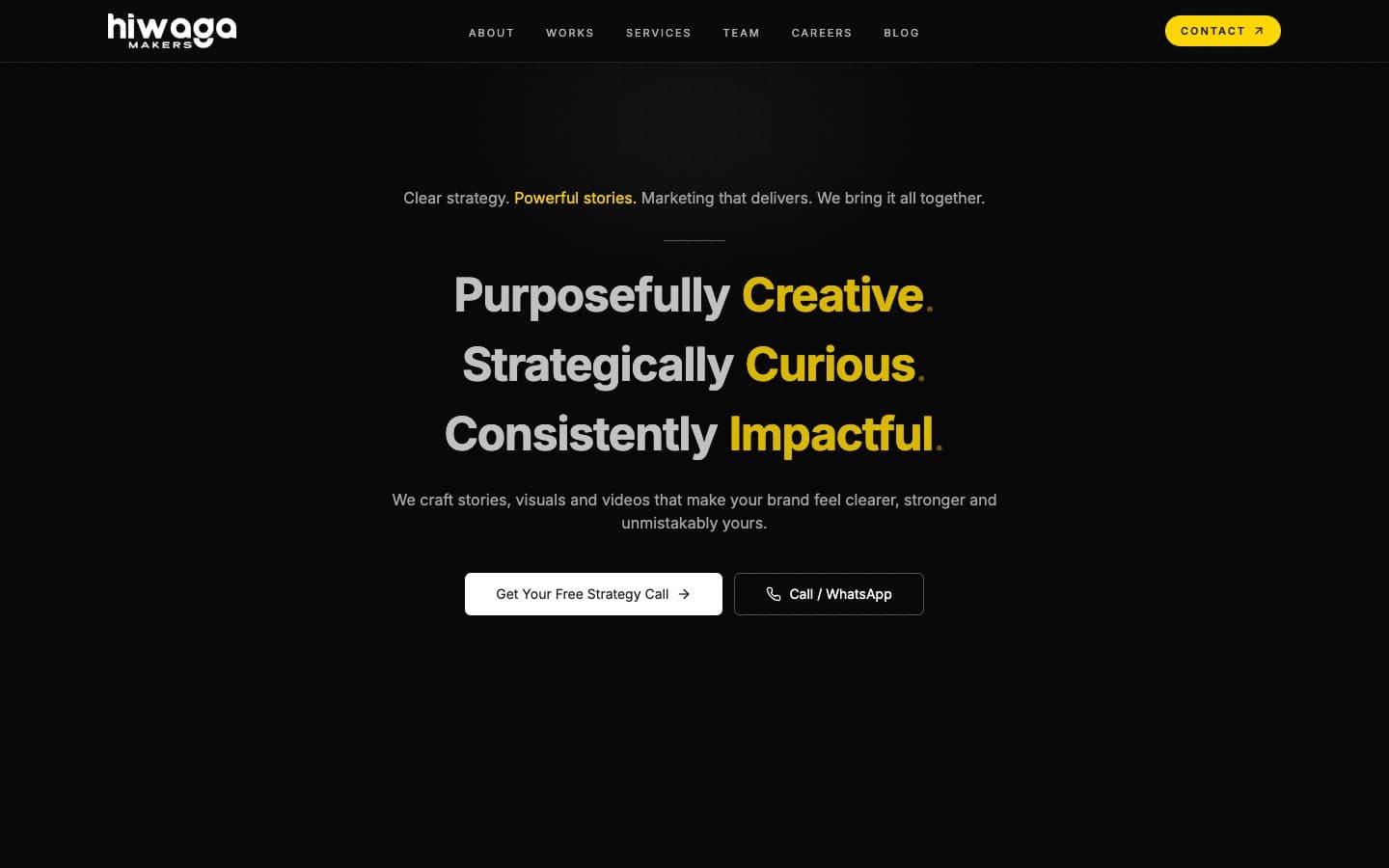 Hiwaga Makers website homepage